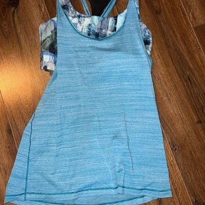 Lululemon tank top with built in sports bra.